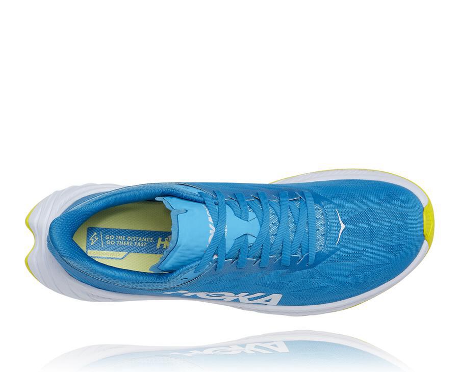 Tenis Hoka One One Hombre Azules/Blancos - Carbon X 2 - CZGM98047